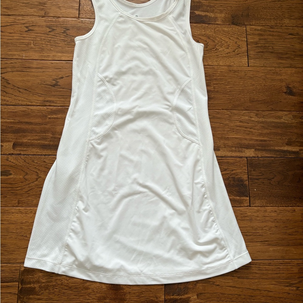 White Sleeveless Athletic Dress